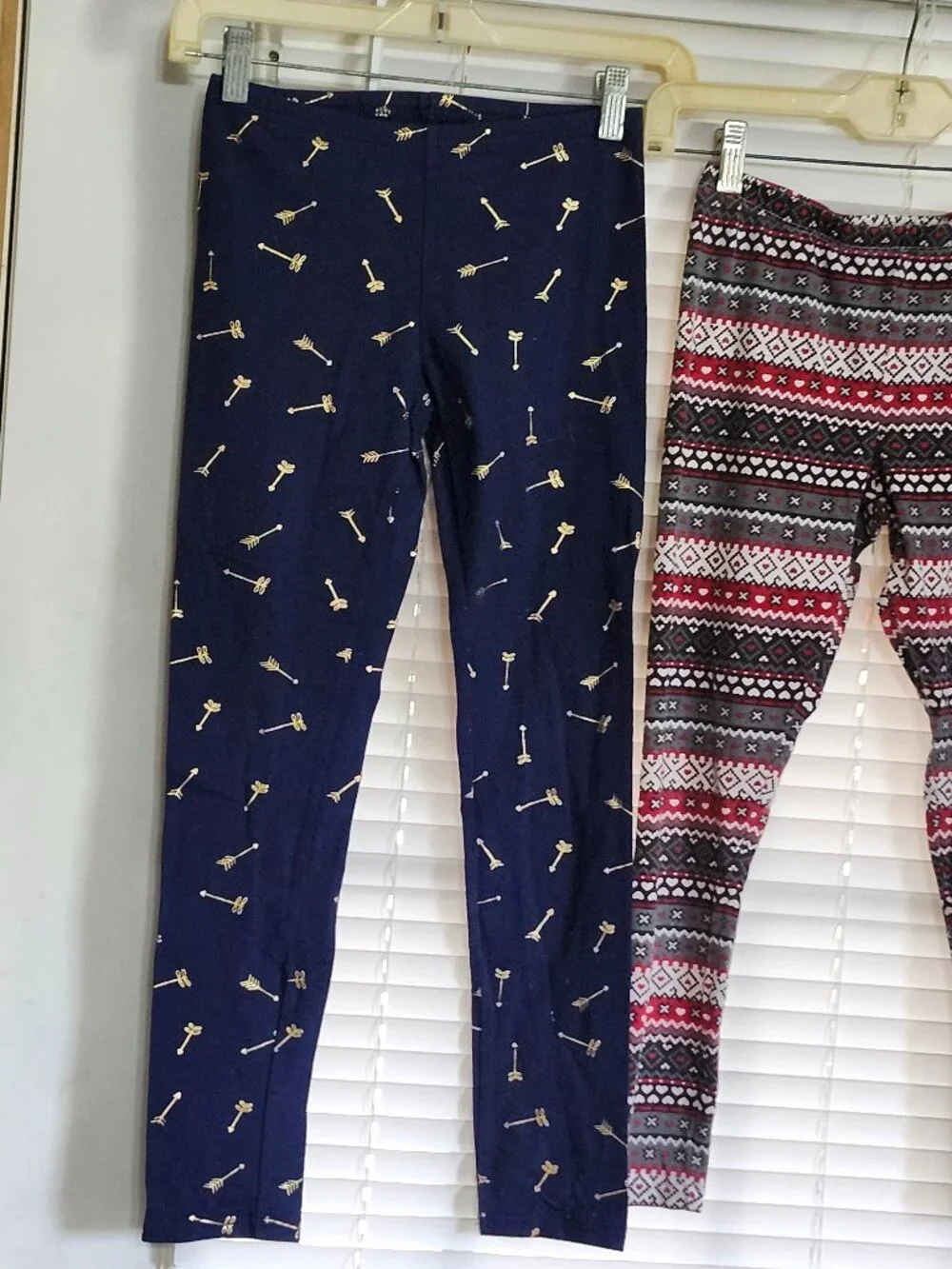 Faded Glory/Old Navy /moca  girls leggings size L  10-12 & 12